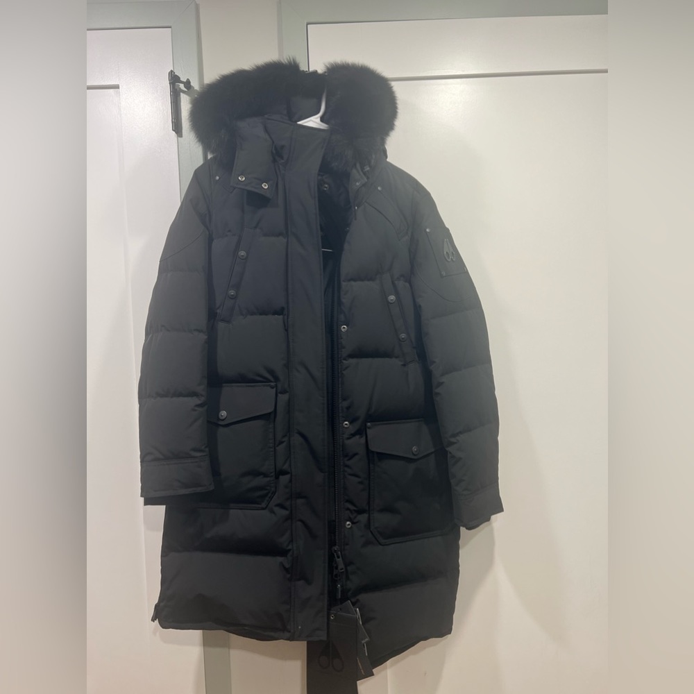 Moose Knuckles Parka with fur hood